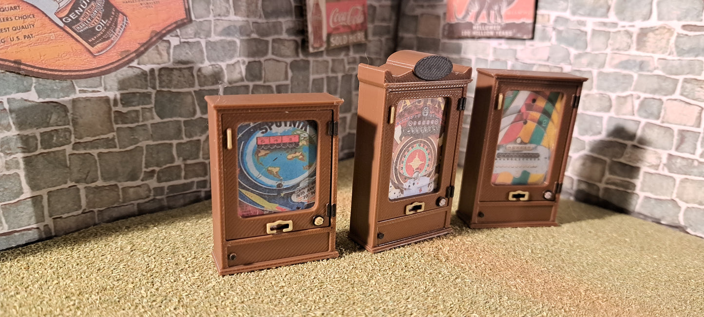 1/24th Scale Fairground Penny Arcade Coloured