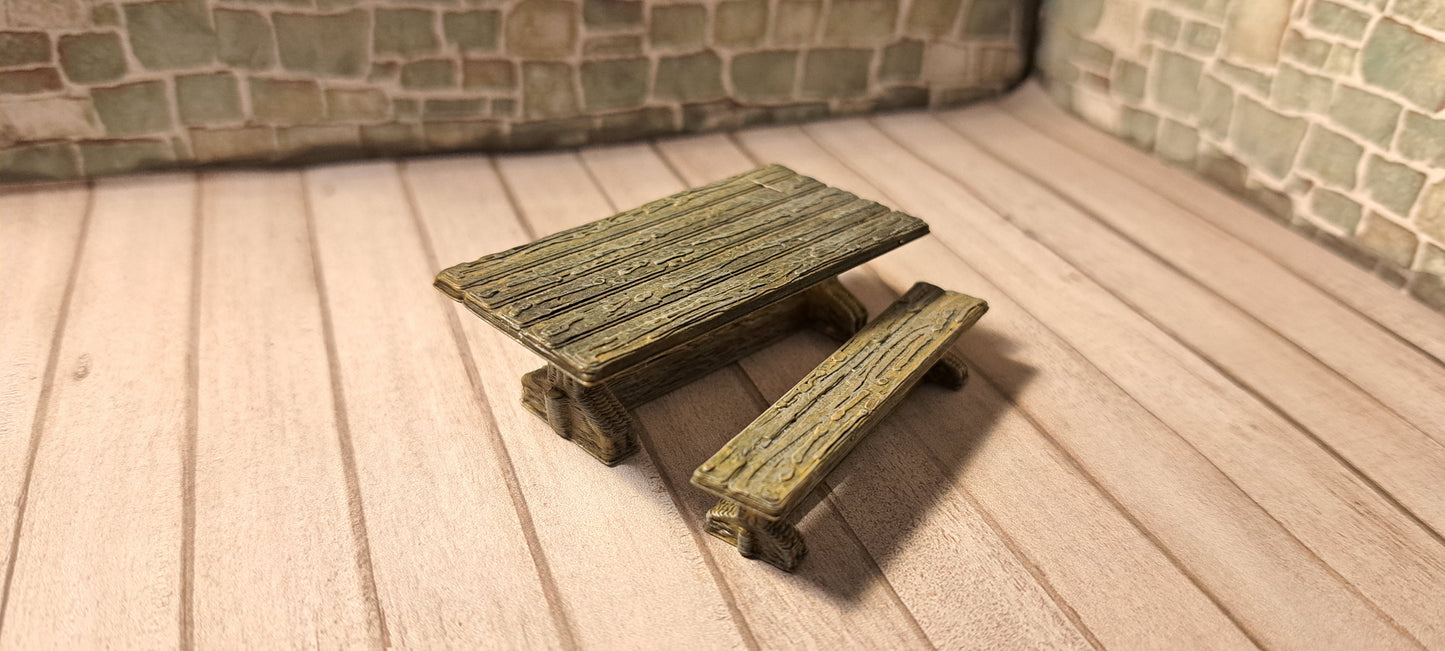 Bench Tables (28mm Wargames, Fantasy)