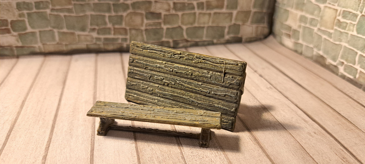 Bench Tables (28mm Wargames, Fantasy)