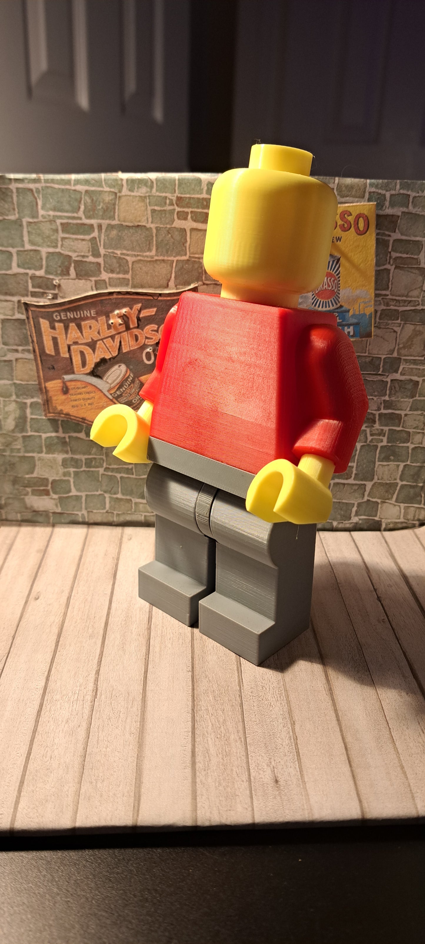 Oversized Lego Man