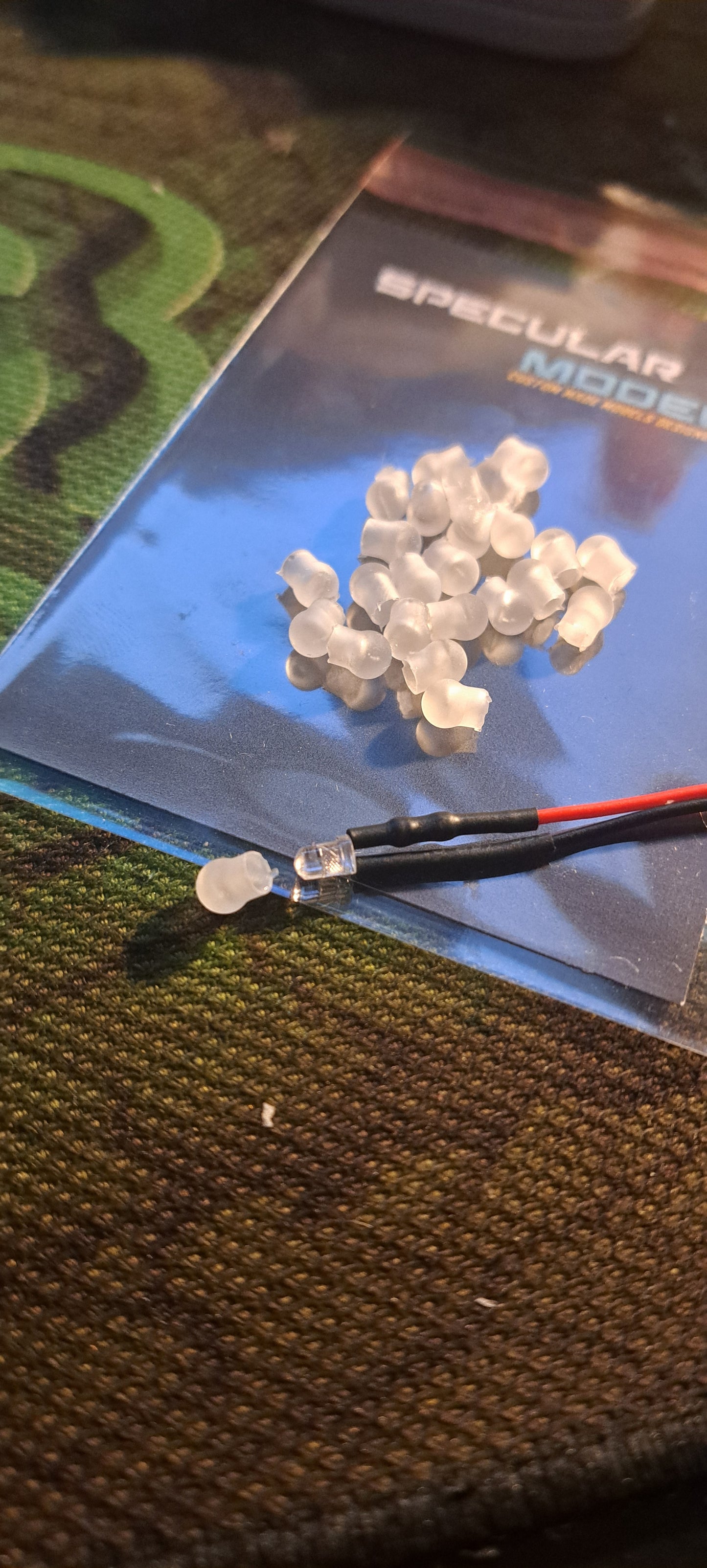 3mm LED Bulb Push Fit Globe (10 pieces)