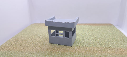 1/76th Scale Fairground Paybox Jagged Roof