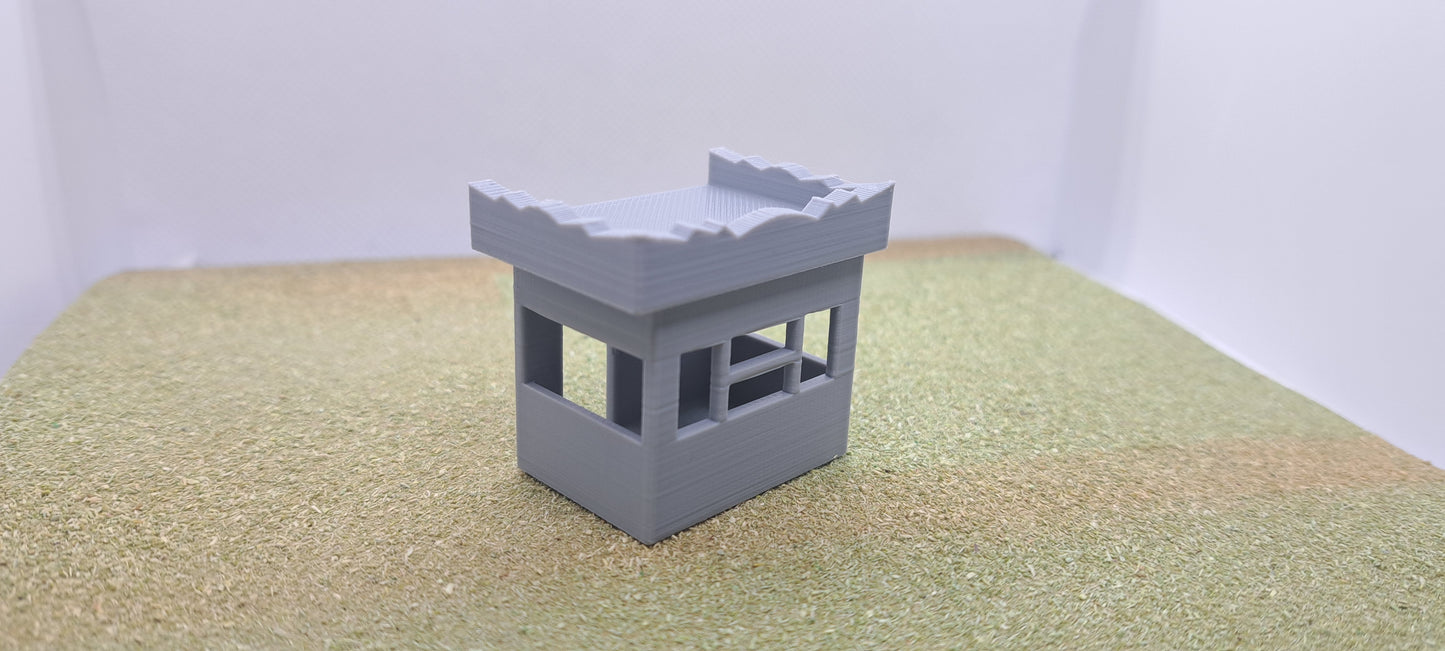 1/76th Scale Fairground Paybox Jagged Roof
