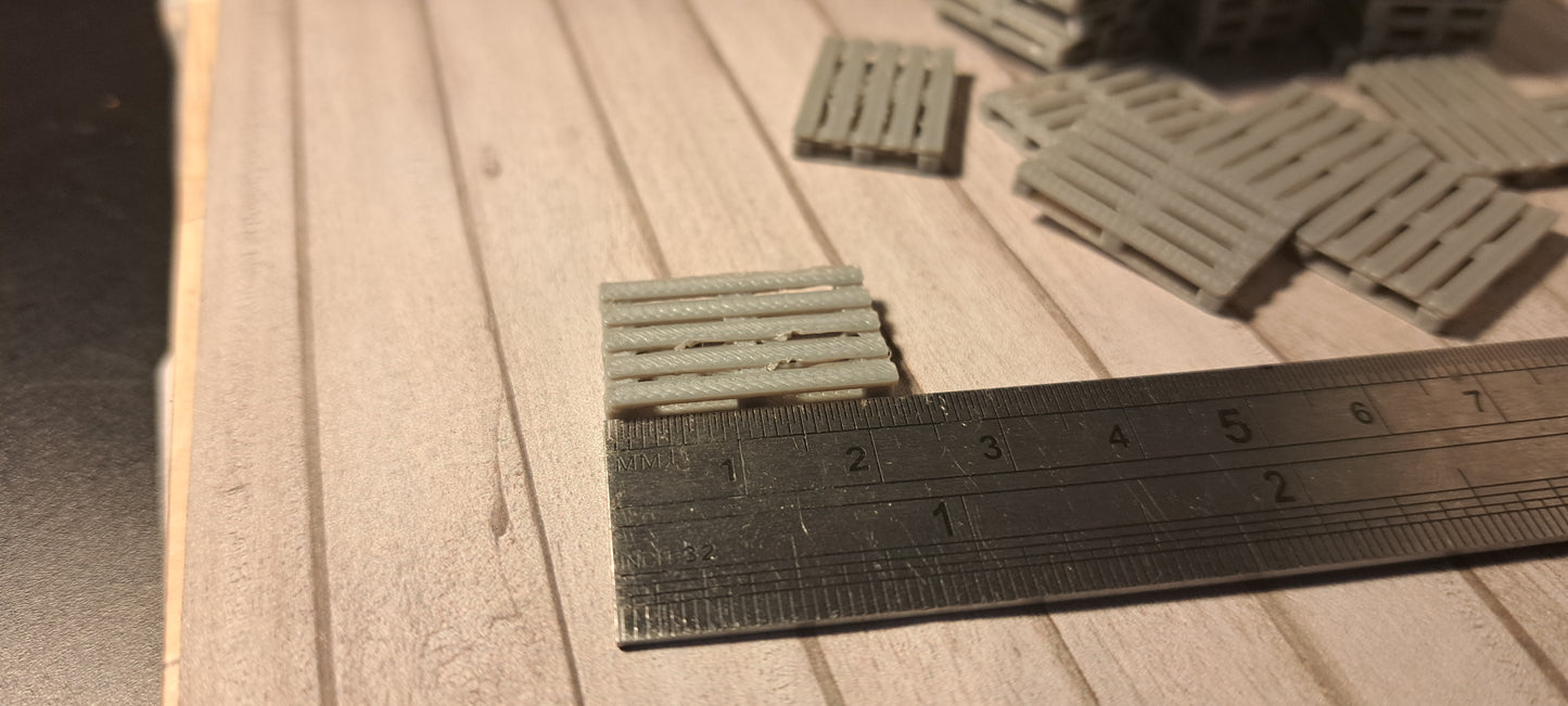 1/76th Scale Euro Pallets (20pcs)