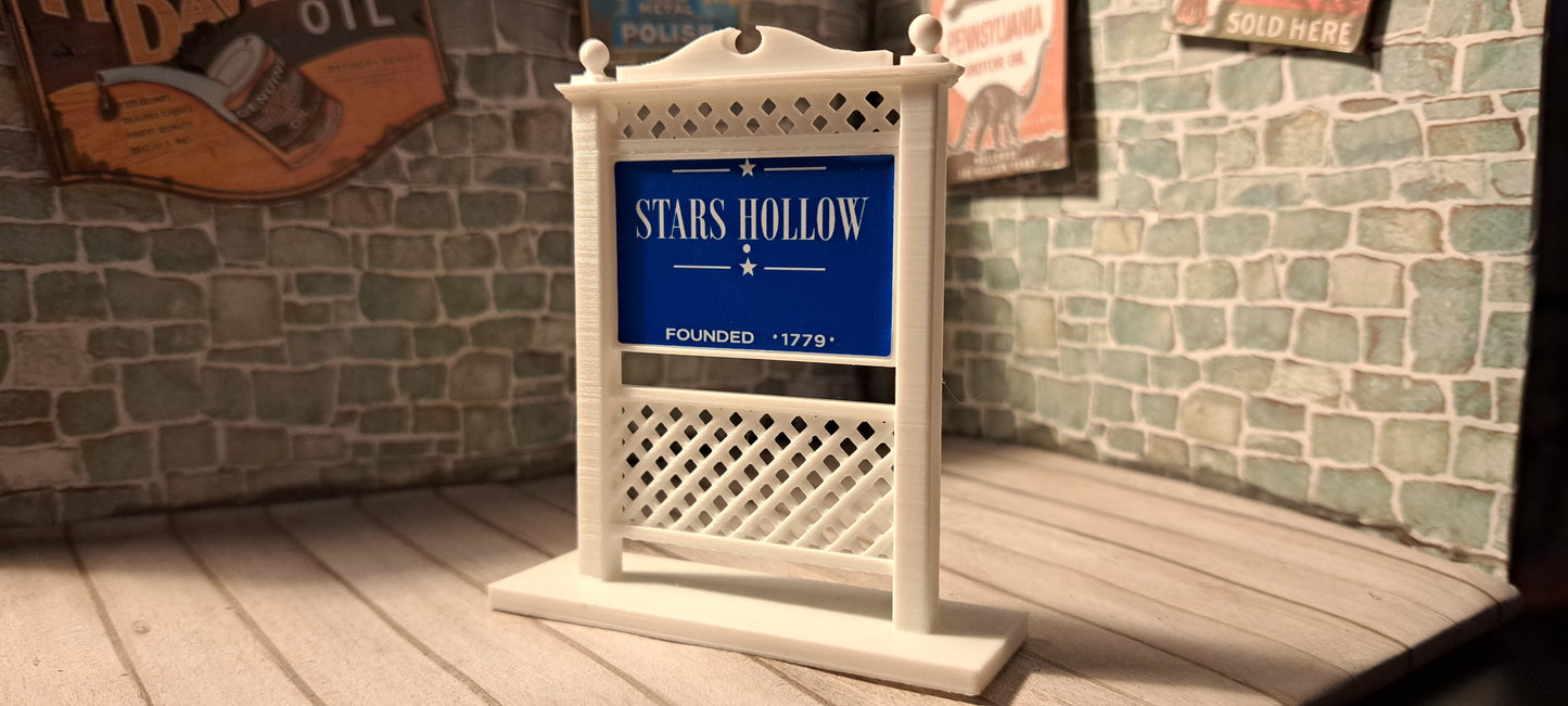 Gilmore Girls Inspired Stars Hollow Sign