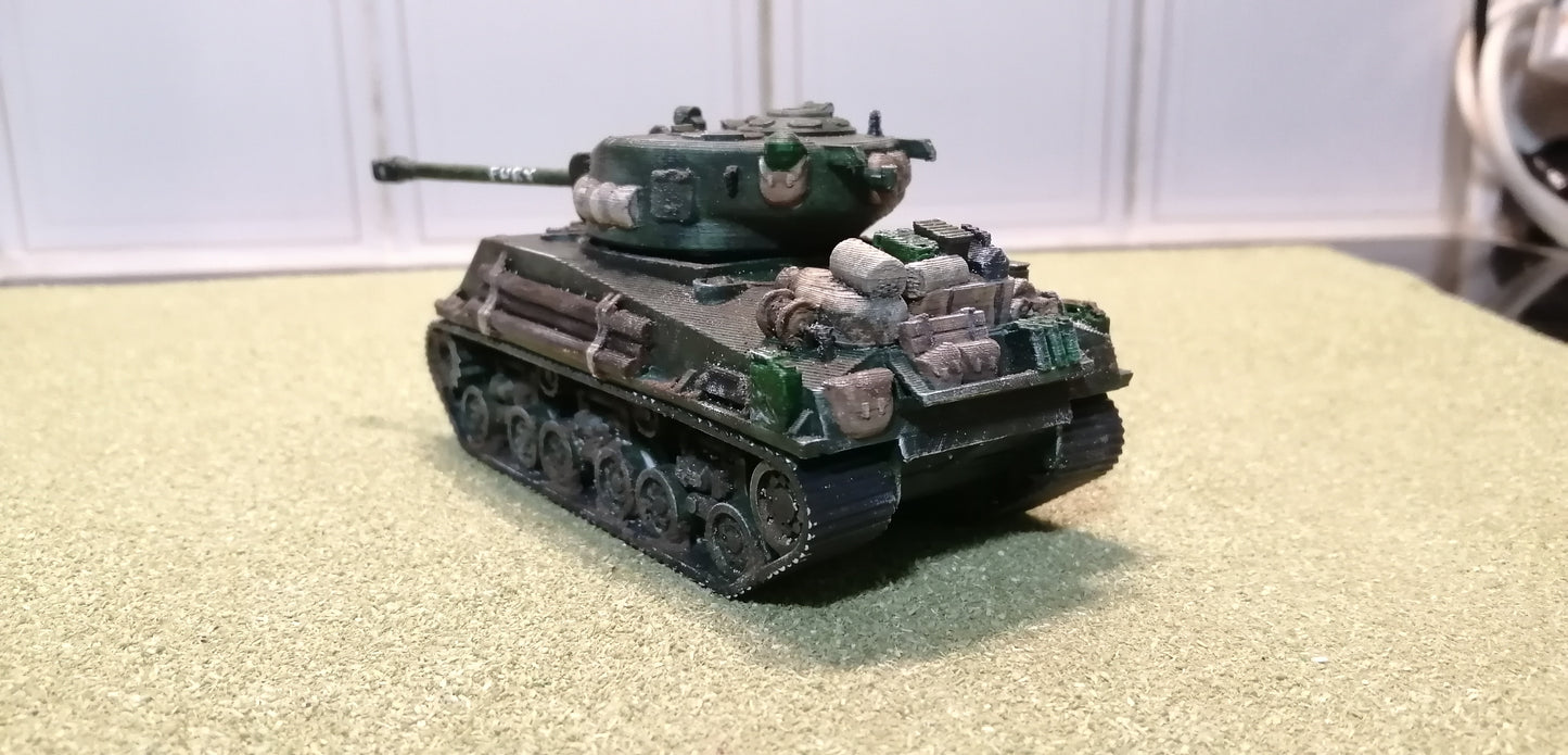 Sherman M4A2E8 "Fury" (28mm Bolt Action)
