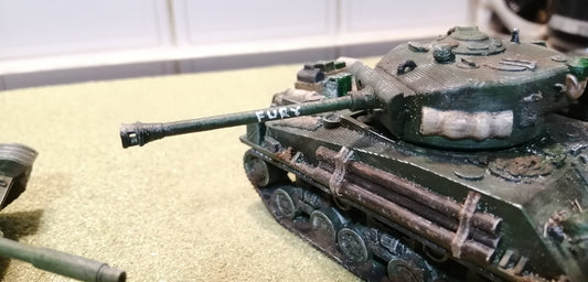 Sherman M4A2E8 "Fury" (28mm Bolt Action)