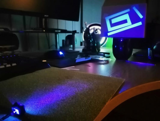 1/24th Scale Fairground UV LED Flood Light