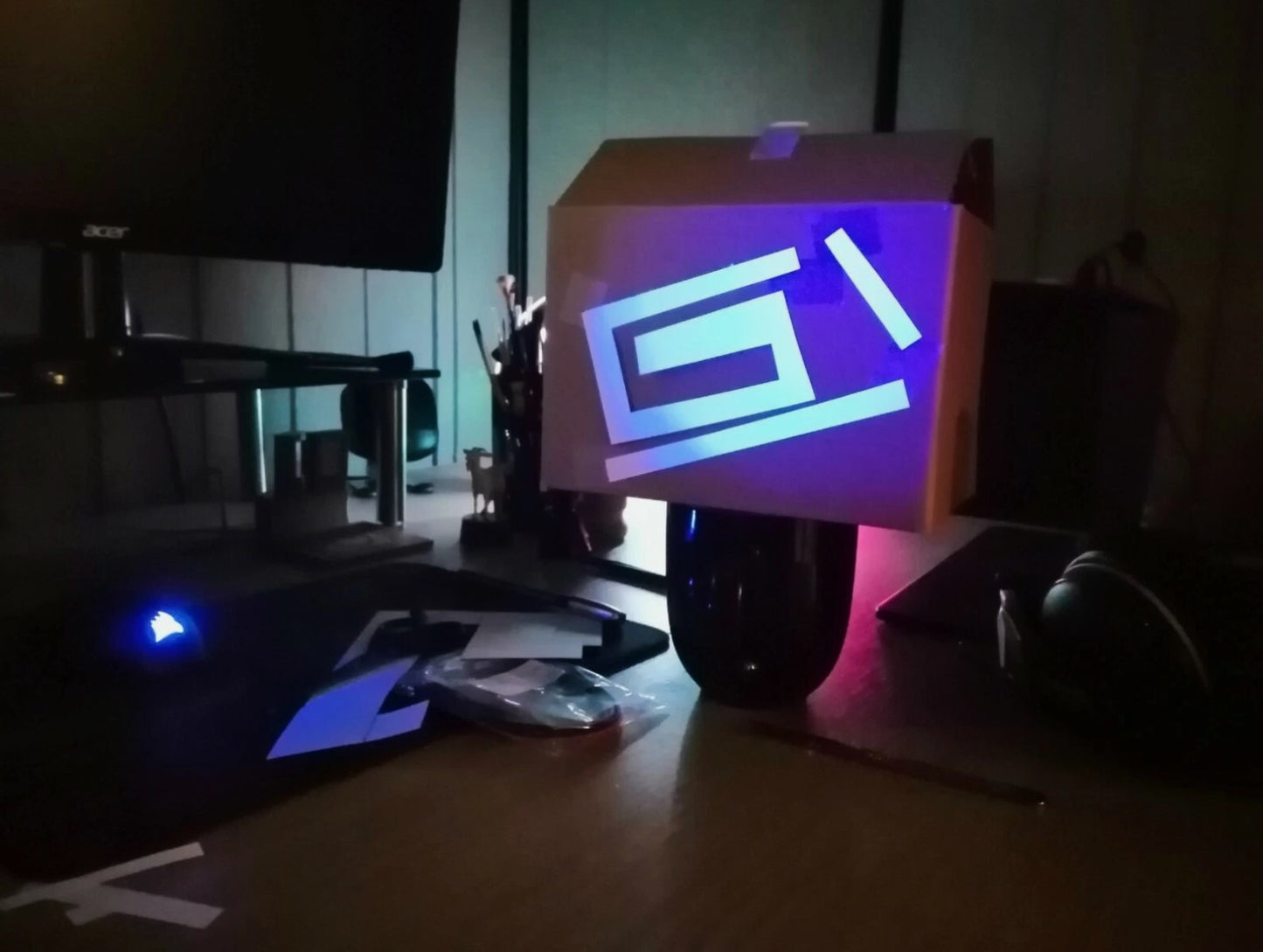 1/24th Scale Fairground UV LED Flood Light