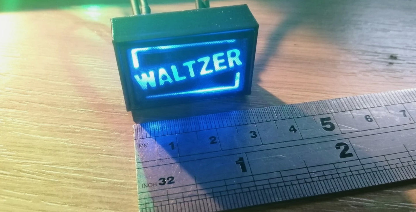 1/50th Fairground Paybox Sign