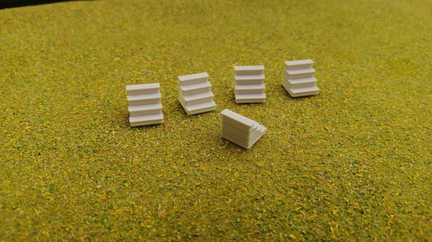 1/76th Scale Fairground Steps (5pcs)