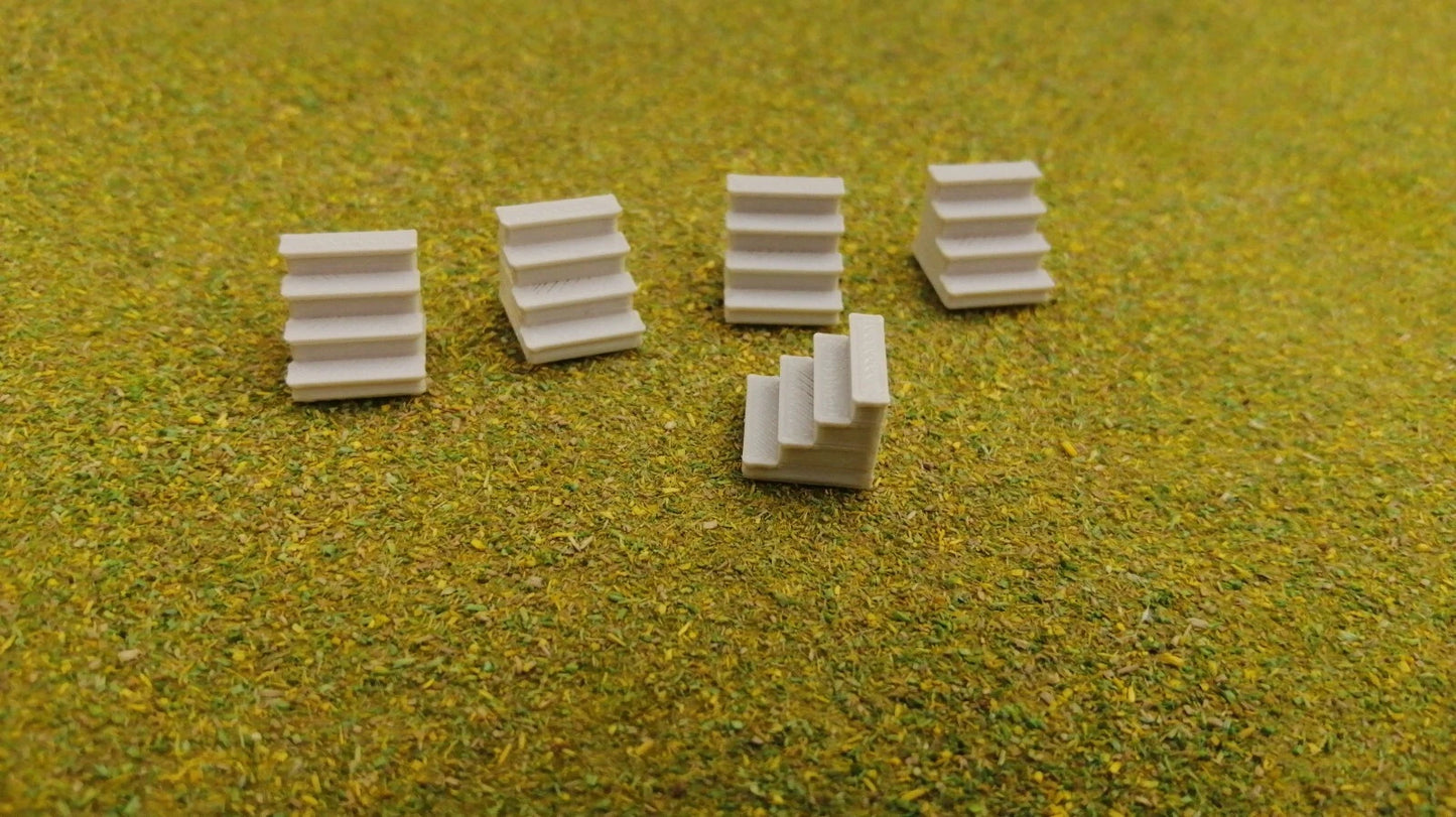 1/76th Scale Fairground Steps (5pcs)